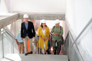 Obras del polideportivo de Nou Moles